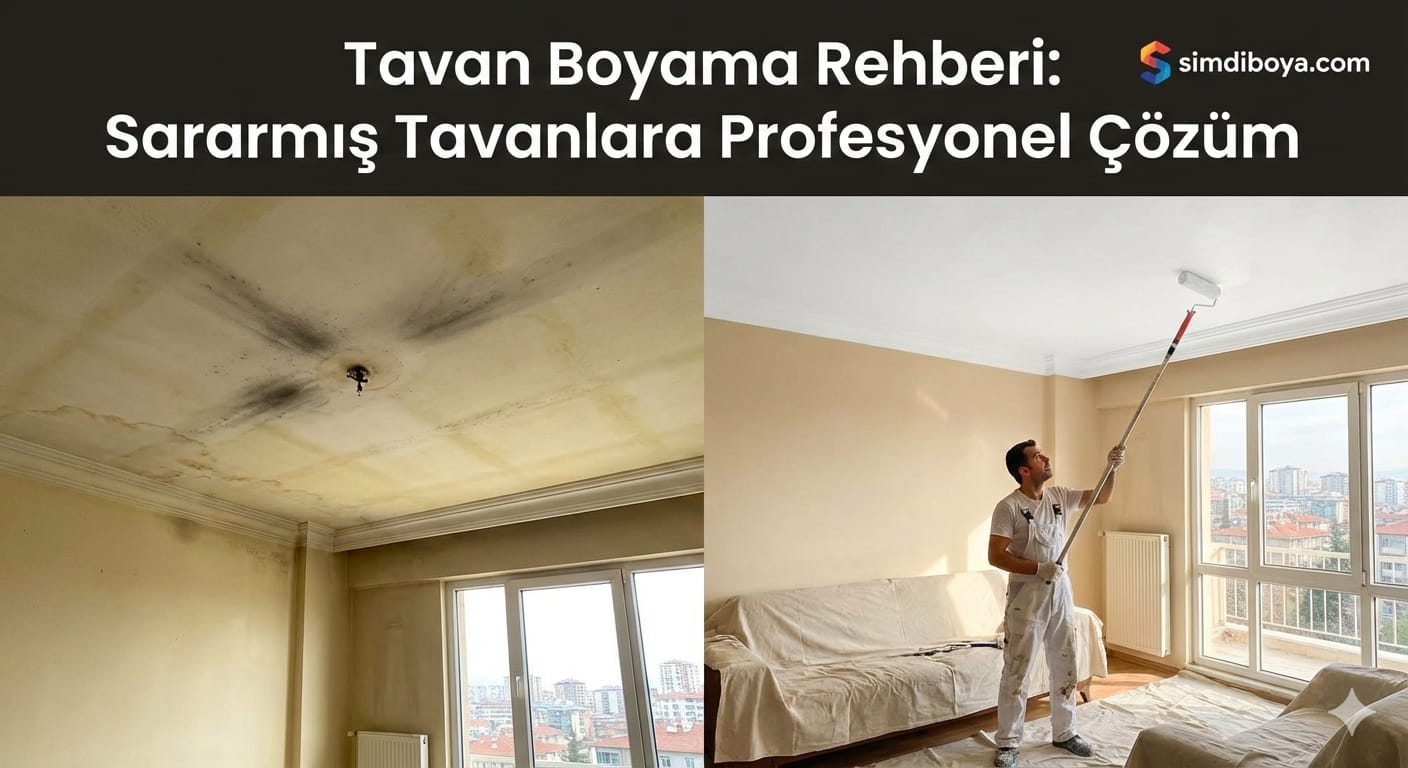 Ankara’da Tavan Boyama Rehberi: Sararmış Tavanlar Nasıl Beyazlatılır?